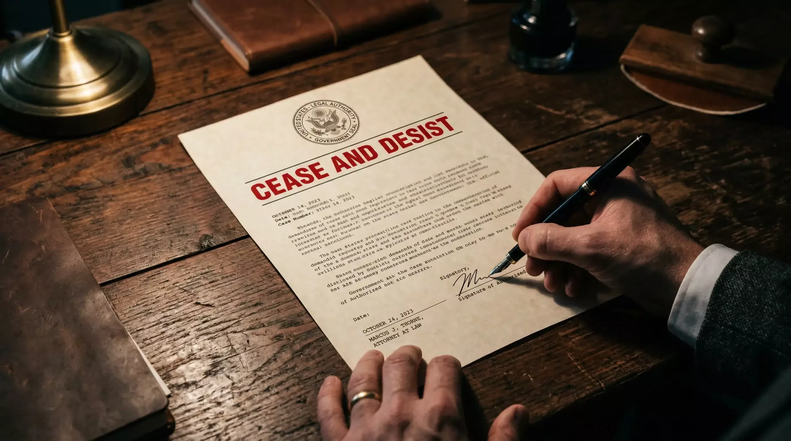 Sweepstakes casino cease and desist letters